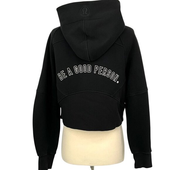 Lululemon x BAGP Scuba Oversized 1/2 Zip Hoodie Black Size XS / S Sweatshirt - Picture 4 of 7